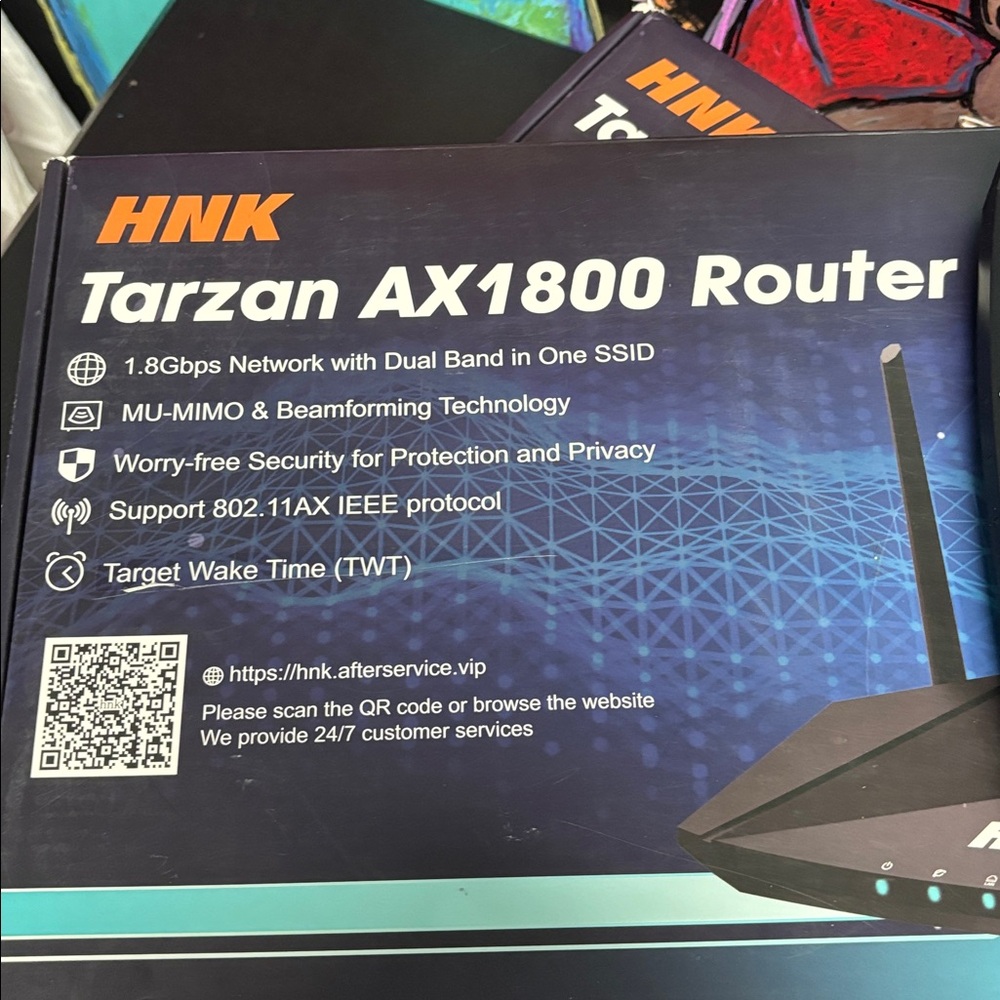 HNK Black AX1800 Router - Picture 4 of 4